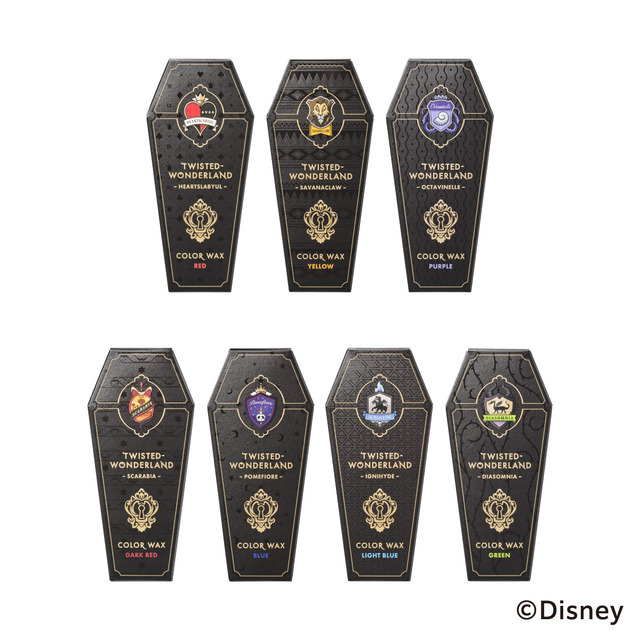 「ディズニー ツイステッドワンダーランド カラーワックス ミラーセット」4,620円（税込）（C）Disney