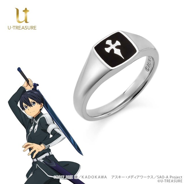 17,600円（シルバー）、49,500 円（K10ホワイトゴールド）※全て税込（C）2017 川原 礫／ＫＡＤＯＫＡＷＡ アスキー・メディアワークス／SAO-A Project