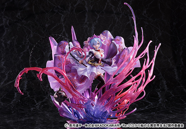 「Re:ゼロから始める異世界生活　鬼レム -Crystal Dress Ver-」32,000円（税抜）（C）長月達平・株式会社KADOKAWA刊／Re:ゼロから始める異世界生活2製作委員会