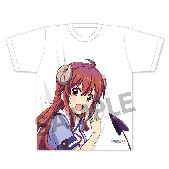 「まちカドまぞく 抱きつかれTシャツ　制服」5,000円（税別）（C）伊藤いづも・芳文社／まちカドまぞく製作委員会