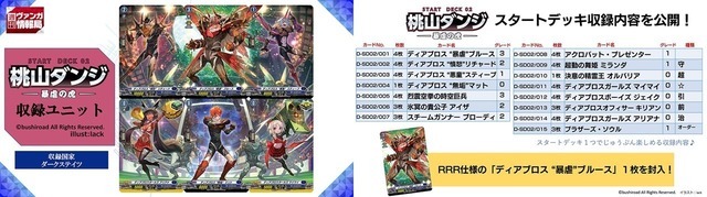 カードファイト!! ヴァンガード overDress スタートデッキ第2弾 「桃山ダンジ -暴虐の虎-」333円（税込）