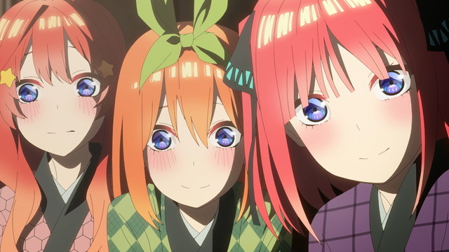 「五等分の花嫁∬」 第12話先行カット（C）春場ねぎ・講談社／「五等分の花嫁∬」製作委員会