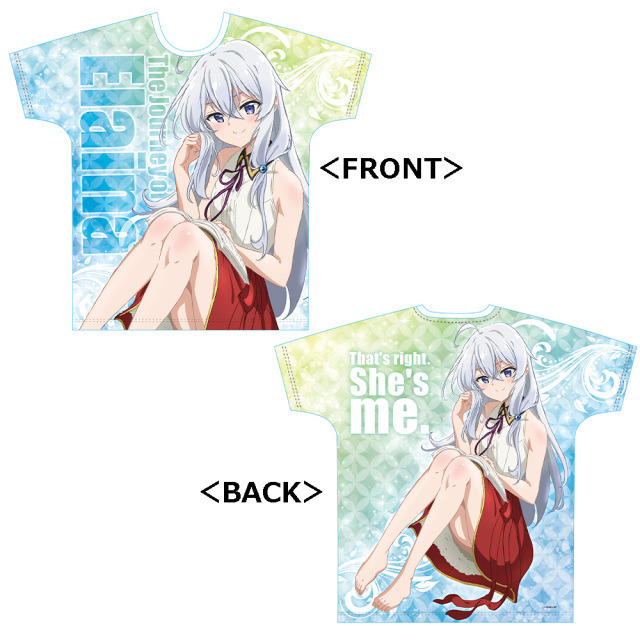 魔女の旅々 フルグラフィックTシャツB［イレイナ］ 6,600円（税込）  （C）白石定規・SBクリエイティブ／魔女の旅々製作委員会