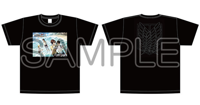 「進撃の巨人 海Ver. Tシャツ（両面プリント / 3サイズ）」各4,400円（税込）（C）諫山創・講談社／「進撃の巨人」The Final Season製作委員会