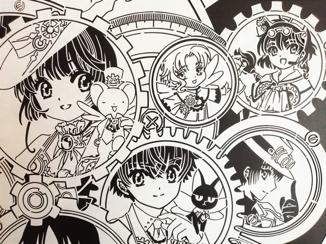 「伽羅切絵『CLAMP30周年キービジュアル』」15,000円（税込）（C）CLAMP・ShigatsuTsuitachi CO.,LTD.