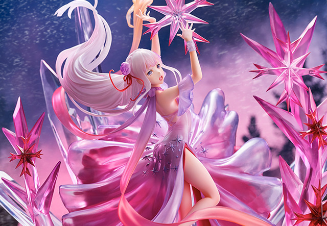 「Re:ゼロから始める異世界生活　氷結のエミリア -Crystal Dress Ver-」（C）長月達平・株式会社KADOKAWA刊／Re:ゼロから始める異世界生活2製作委員会
