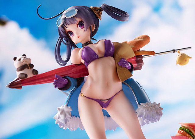 「アズールレーン 寧海 食欲の夏！(Ning Hai -Summer Hunger-) 完成品フィギュア」15,730円（税込）（C）2017 Manjuu Co.，Ltd. ＆ Yongshi Co.，Ltd. All Rights Reserved.（C）2017 Yostar，Inc. All Rights Reserved.