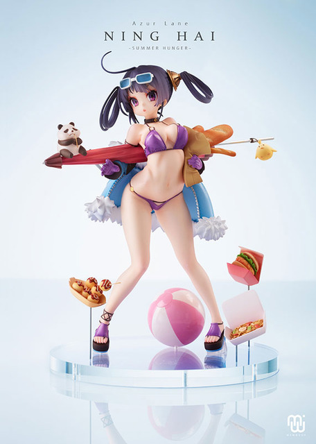 「アズールレーン 寧海 食欲の夏！(Ning Hai -Summer Hunger-) 完成品フィギュア」15,730円（税込）（C）2017 Manjuu Co.，Ltd. ＆ Yongshi Co.，Ltd. All Rights Reserved.（C）2017 Yostar，Inc. All Rights Reserved.