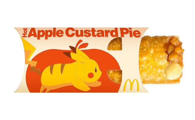 「スイーツトリオ フルーチュウ」ホットアップルカスタードパイ（C）Nintendo・CR・GF・TX・SP・JK（C）Pokémon