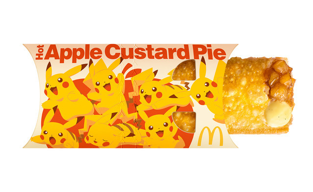 「スイーツトリオ フルーチュウ」ホットアップルカスタードパイ（C）Nintendo・CR・GF・TX・SP・JK（C）Pokémon