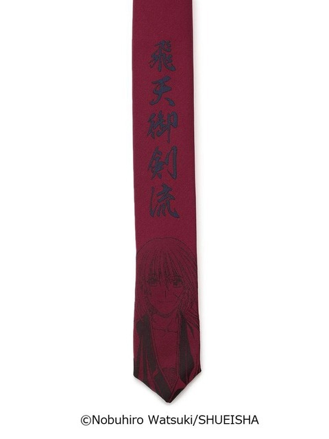 「るろうに剣心-明治剣客浪漫譚-」ネクタイ【緋村剣心】ワイン 1,990円（税抜）（C）和月伸宏／集英社