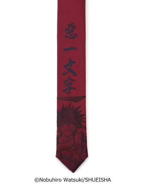 「るろうに剣心-明治剣客浪漫譚-」ネクタイ【相楽左之助】ネイビー1,990円（税抜）（C）和月伸宏／集英社