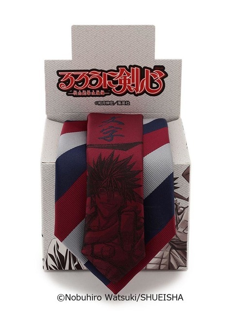 「るろうに剣心-明治剣客浪漫譚-」ネクタイ【相楽左之助】ネイビー1,990円（税抜）（C）和月伸宏／集英社