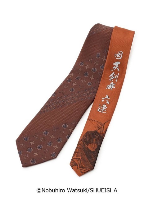 「るろうに剣心-明治剣客浪漫譚-」ネクタイ【四乃森蒼紫】ブラウン 1,990円（税抜）（C）和月伸宏／集英社