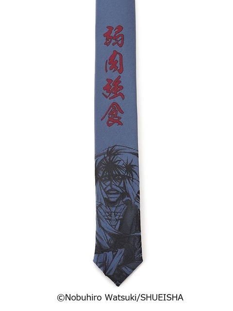 「るろうに剣心-明治剣客浪漫譚-」ネクタイ【志々雄真実】ネイビー 1,990円（税抜）（C）和月伸宏／集英社