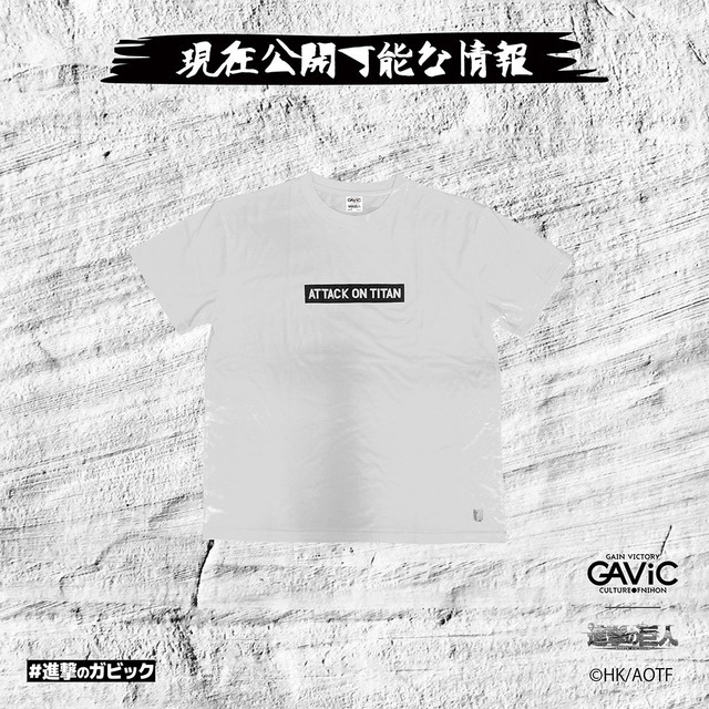 ボックスロゴTシャツ 進撃の巨人（C）諫山創・講談社／「進撃の巨人」The Final Season製作委員会