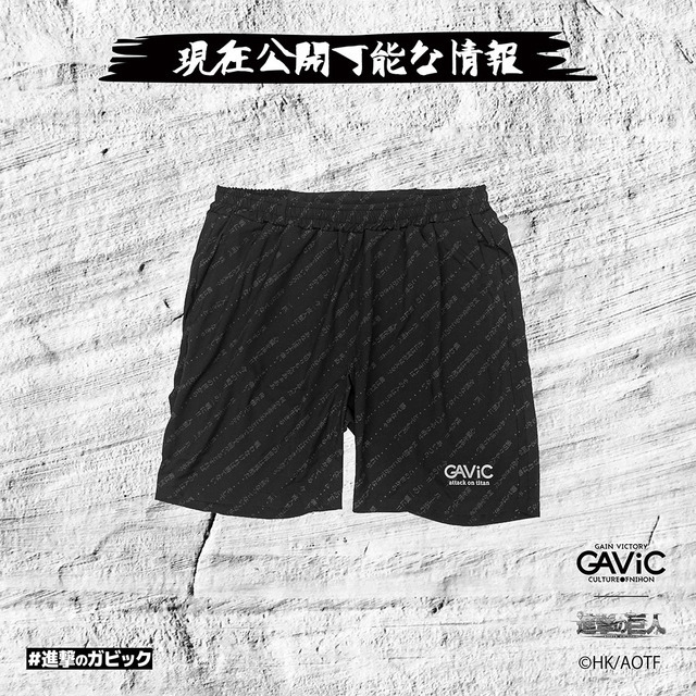 トレーニングショートパンツ 進撃の巨人（C）諫山創・講談社／「進撃の巨人」The Final Season製作委員会