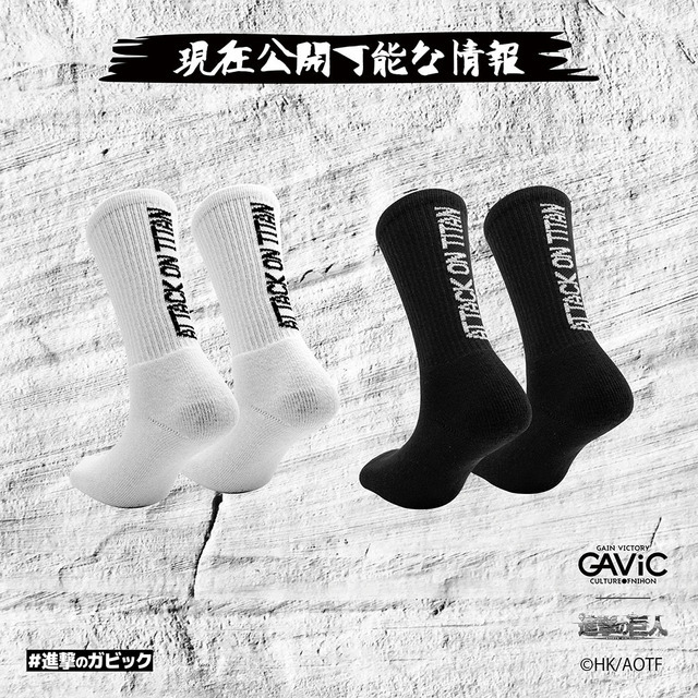 ON／OFFソックス 進撃の巨人（C）諫山創・講談社／「進撃の巨人」The Final Season製作委員会