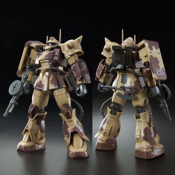 「HG 1/144 ザク・デザートタイプ（ダブルアンテナ仕様）」2,640円（税込）（C）創通・サンライズ