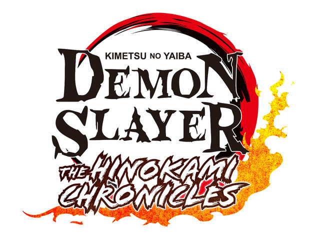 『鬼滅の刃 ヒノカミ血風譚』英語版ロゴ（C）Koyoharu Gotoge / SHUEISHA, Aniplex, ufotable（C）DEMON SLAYER KIMETSU NO YAIBA THE HINOKAMI CHRONICLES COMMITTEE