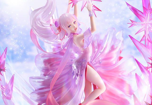 「Re:ゼロから始める異世界生活　氷結のエミリア -Crystal Dress Ver-」（C）長月達平・株式会社KADOKAWA刊／Re:ゼロから始める異世界生活2製作委員会