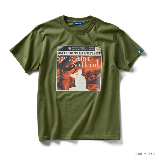 「GUNDAM RECORDS」第6弾「STRICT-G GUNDAM RECORDS『機動戦士ガンダム 0080 ポケットの中の戦争』Tシャツ」（C）創通・サンライズ