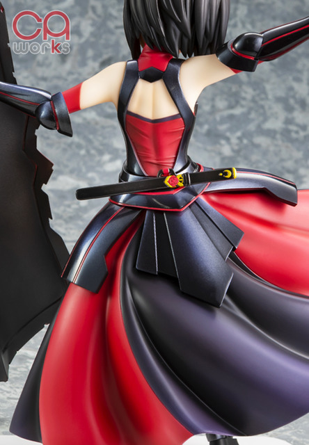 「CAworks 痛いのは嫌なので防御力に極振りしたいと思います。 メイプル 黒薔薇ノ鎧ver. 1/7スケールフィギュア」（C）2020　夕蜜柑・狐印／KADOKAWA／防振り製作委員会