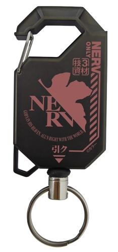 「EVANGELION ネルフ リールキーホルダー」1500円（税抜）（C）カラー