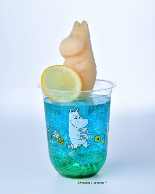 ムーミンアイス in 海のソーダ（C）Moomin Characters TM