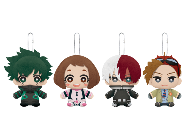 『僕のヒーローアカデミア THE MOVIE ワールド ヒーローズ ミッション』×ナムコキャンペーン 僕のヒーローアカデミア THE MOVIE WORLD HEROES’ MISSION(ワールド ヒーローズ ミッション)ともぬい おすわりポーズ vol.1/全4種(C)2021MHAMP　(C)KH/S　(C)堀越耕平／集英社・僕のヒーローアカデミア製作委員会　(C)BANDAI NAMCO Entertainment Inc.