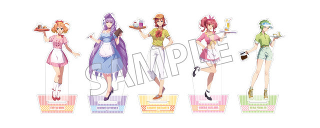 「マクロスΔ × Chugai Grace Cafe」アクリルスタンド（C）2015 BIGWEST