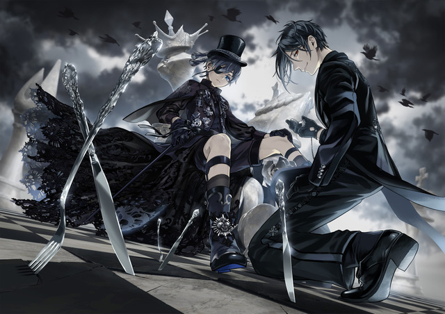 「黒執事展 -Rich Black-」メインビジュアル（C）Yana Toboso/SQUARE ENIX