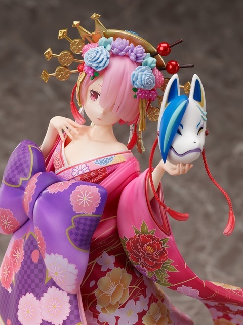 「ラム -花魁道中- 1/7スケールフィギュア」（C）長月達平・株式会社KADOKAWA 刊／Re:ゼロから始める異世界生活2製作委員会