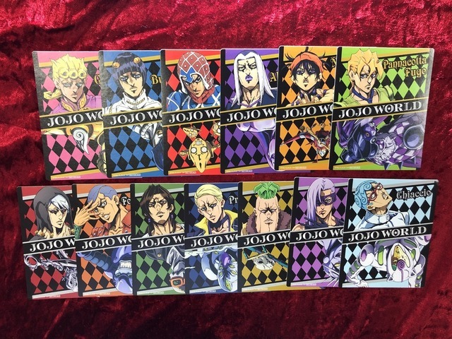 「JOJO WORLD in TOKYO」第5部アトラクション「パッショーネ　配属チーム適性診断テスト」ステッカー(全13種)（C）荒木飛呂彦&LUCKY LAND COMMUNICATIONS/集英社・ジョジョの奇妙な冒険THE ANIMATION PROJECT