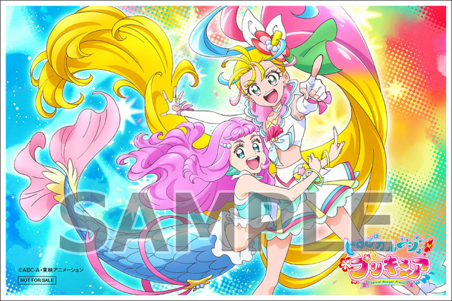 『トロピカル～ジュ！プリキュア』「限定アクリルブロック」デザイン（C）ABC-A・東映アニメーション