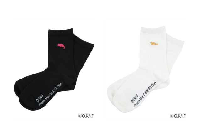 「劇場版 Free!-the Final Stroke-×ZOZOTOWN Animal motif socks」2,750 円（税込）（C）O.K/I.F