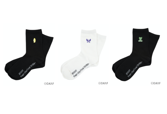 「劇場版 Free!-the Final Stroke-×ZOZOTOWN Animal motif socks」2,750 円（税込）（C）O.K/I.F