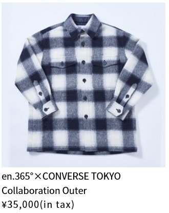 en.365° エンサンビャクロクジュウゴド　en.365°×CONVERSE TOKYO Collaboration Oute