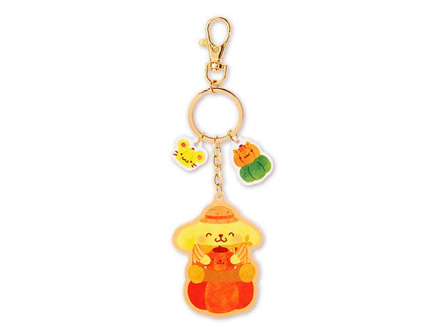 「ピューロハロウィングッズ」アクリルキーホルダー880円(税込)_ポムポムプリン(C)2021 SANRIO CO., LTD. TOKYO, JAPAN 著作 株式会社サンリオ