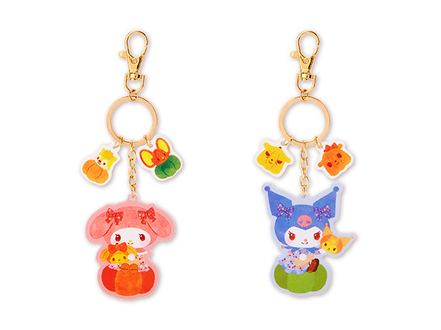 「ピューロハロウィングッズ」アクリルキーホルダー各880円(税込)_マイメロディ、クロミ(C)2021 SANRIO CO., LTD. TOKYO, JAPAN 著作 株式会社サンリオ