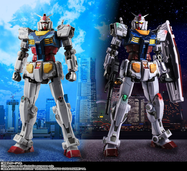 「超合金×GUNDAM FACTORY YOKOHAMA RX-78F00 GUNDAM ‐Night illuminated ver.-」20,000円（税別）（C）創通・サンライズ