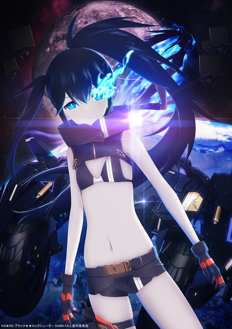 『ブラック★★ロックシューター DAWN FALL』第1弾アニメキービジュアル(C)B★RS/ブラック★★ロックシューター DAWN FALL製作委員会