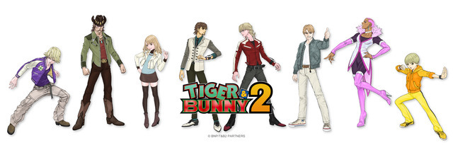 『TIGER & BUNNY 2』キャラクター新ビジュアル（C）BNP/T&B PARTNERS