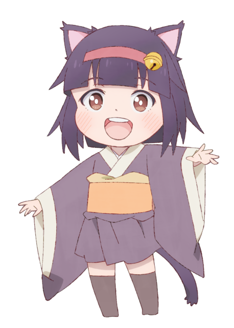 みゃーこ（C）有田イマリ／SQUARE ENIX・製作委員会も癒されたい。