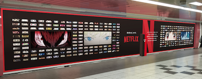 250を超えるアニメキャラの目を展示＆配布！？　Netflix が「アニ”目”ジャック」を新宿で実施！