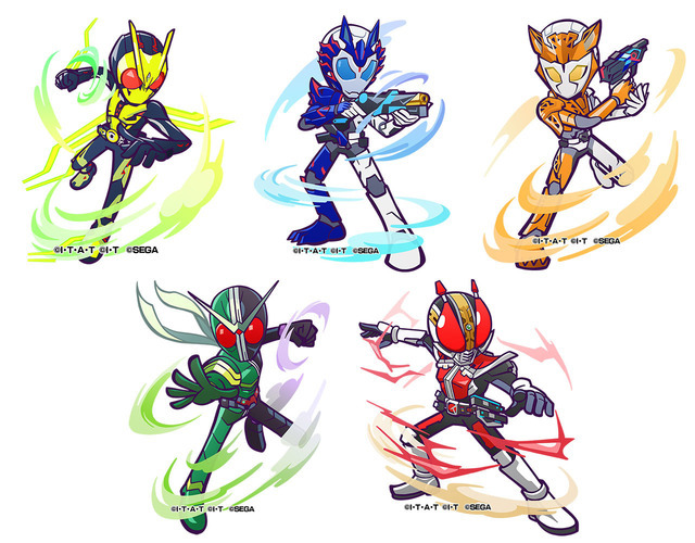 『ぷよぷよ!!クエスト』×『仮面ライダー』「仮面ライダー コラボガチャver.ゼロワン」から登場する仮面ライダーシリーズ（C）石森プロ・テレビ朝日・ADK EM・東映（C）石森プロ・東映（C）SEGA