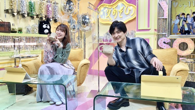 『声優と夜あそび 火【下野紘×内田真礼】#30』(C)AbemaTV,Inc.