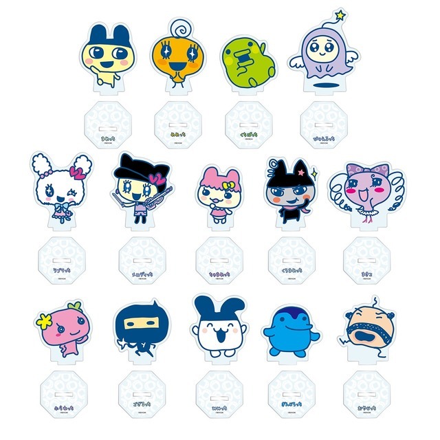 「～25th Anniversary～ Tamagotchi Fes. IN NAMJATOWN」たまごっち にんきものしゅーごー アクリルスタンド　(全14種)（C）BANDAI