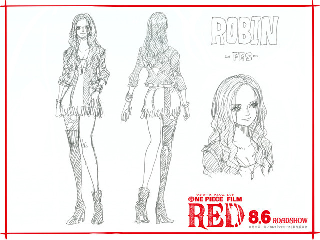 『ONE PIECE FILM RED』映画オリジナル“フェス衣裳”ロビン（C）尾田栄一郎／2022「ワンピース」製作委員会　