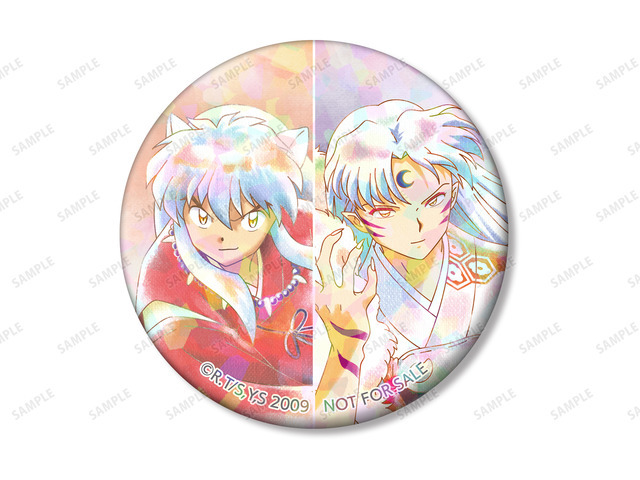 「『半妖の夜叉姫』 Ani-Art POP UP SHOP in AMNIBUS STORE／MAGNET by SHIBUYA109」「犬夜叉＆殺生丸 Ani-Art aqua label ホログラム缶バッジ イベント限定特典」（C）高橋留美子／小学館・読売テレビ・サンライズ 2009
